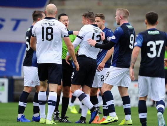 Action from Raith Rovers v Falkirk (picture: Michael Gillen)