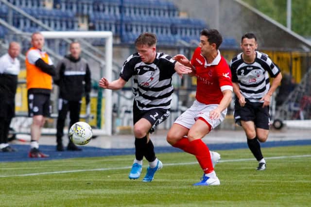 East Stirlingshire v CS Strollers at The Falkirk Stadium. Picture: Scott Loudon