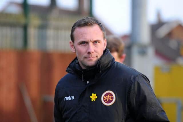 McMenamin took over from Brown Ferguson at Stenhousemuir but lasted just under a year in the job. Picture: Michael Gillen.