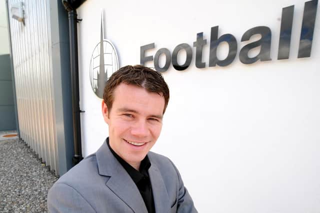 Ross Wilson began his career in football at hometown team, Falkirk