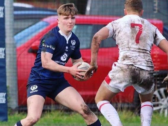 Sean Taylor marks Scotland U19s debut with try