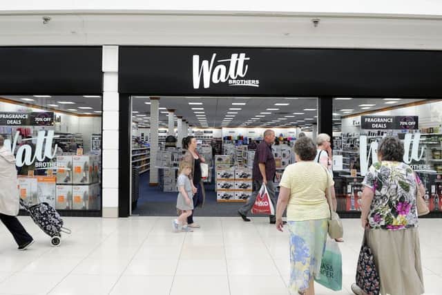 Watt Brothers was a popular store among shoppers in Falkirk