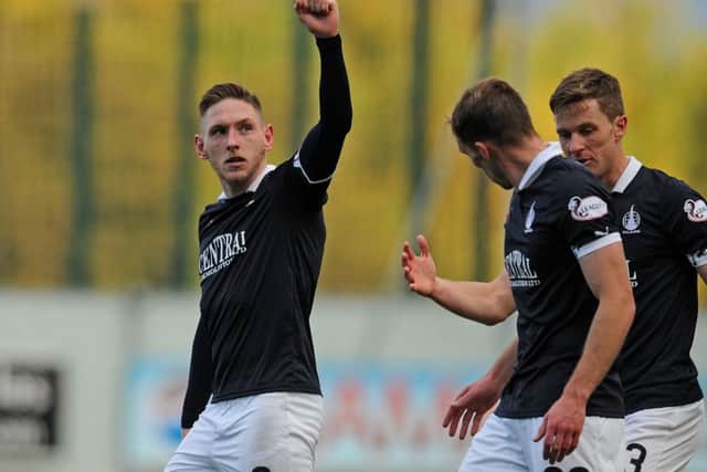 Declan McManus salutes the fans after firing in the fourth (picture: Michael Gillen)