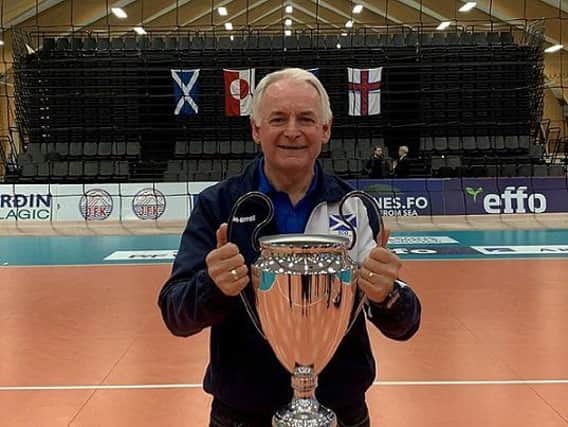 John Swan was team manager as Scotland Men's Volleyball team won the European Small Countries Nations Volleyball tournament. John is  from Bainsford and works for Falkirk Council.
