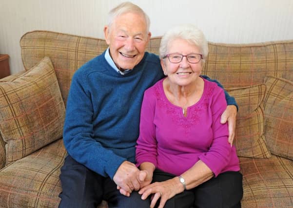 Bainsford Diamond Wedding couple Robert and Elza Clark. Picture: Michael Gillen