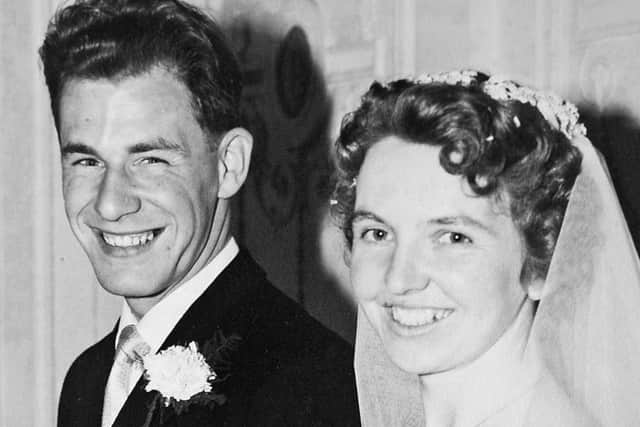Robert and Elza Clark pictured on their wedding day