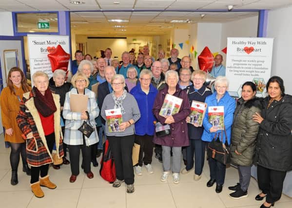 Shoppers turned out for the Braveheart Connections launch event. Picture: Michael Gillen