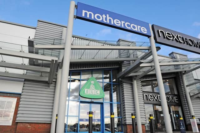 The Mothercare store in Falkirk Central Retail Park