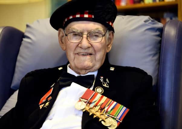 Veteran and fundraiser Tom Gilzean, who has died aged 99.