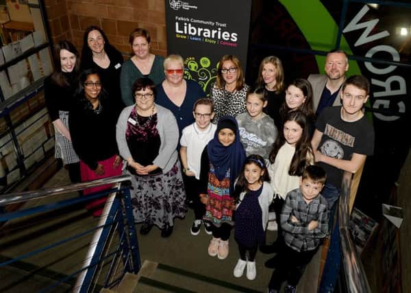 And the winners are...a closely guarded secret until Monday night. This is last year's winning finalists with local author Helen MacKinven. (Pic: Michael Gillen)
