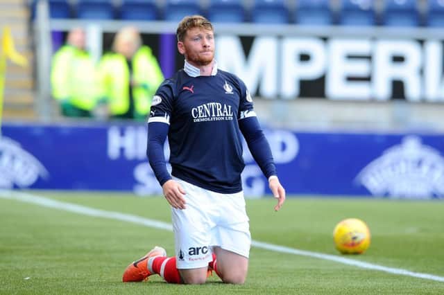 Michael Doyle is ready to earn the right for the Bairns to party and smile again. Picture: Michael Gillen.