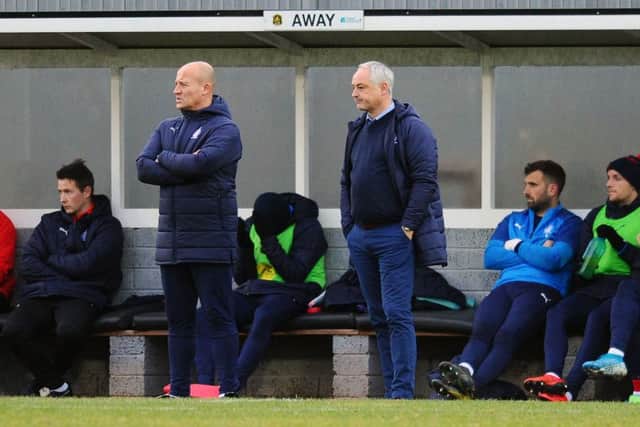Darren Taylor and Ray McKinnon were sacked on Saturday. Picture: Michael Gillen.