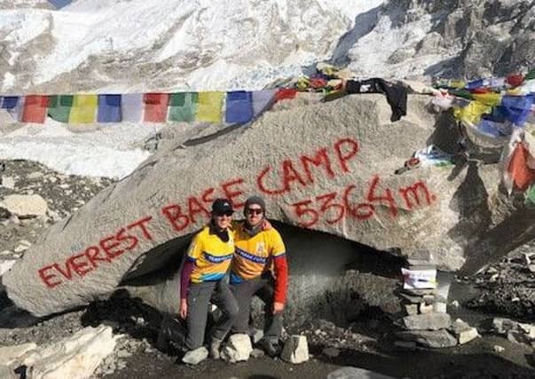 Petra McMillan and Ryan Scobbie have raised thousands of pounds for Marie Curie