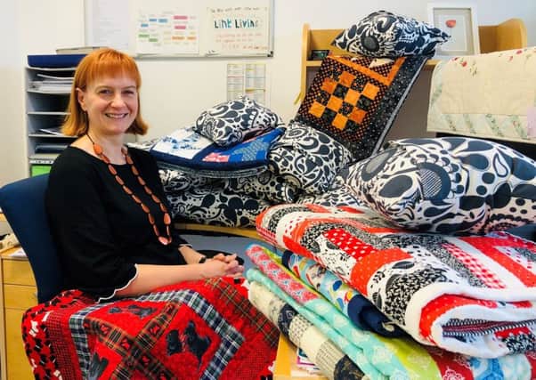 Sheena Stone, LinkLivings head of fundraising, organiser of the Quilts Make Homes campaign
