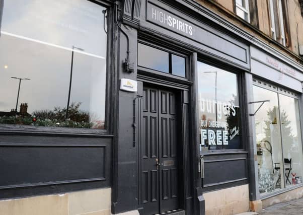 High Spirits bar - under new management for just two months and part-flooded at the busiest time of the year.
