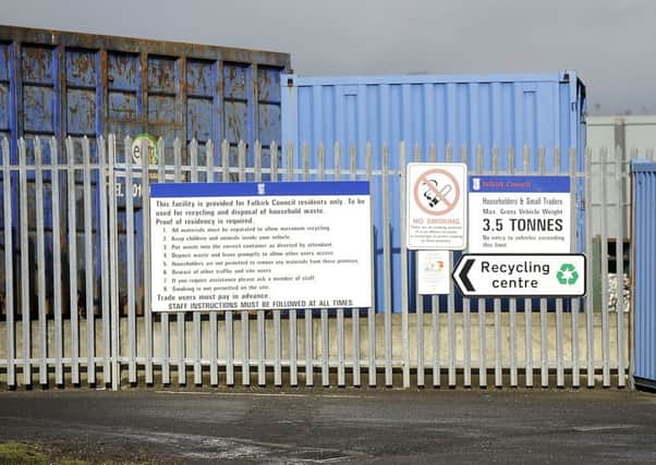 The brothers  used stepladders to break into Kinneil Kerse Recycling Centre.