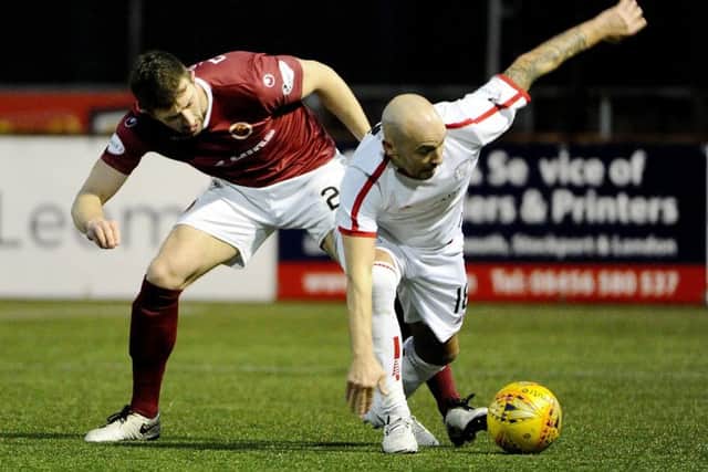 Action from Saturday's draw (Pic by Alan Murray)
