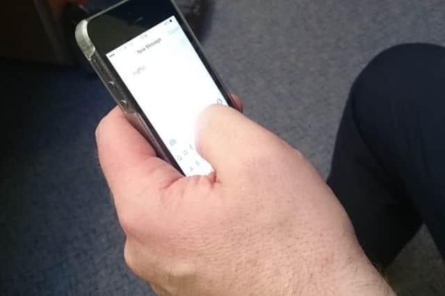 Ogilvie texted threats to his ex