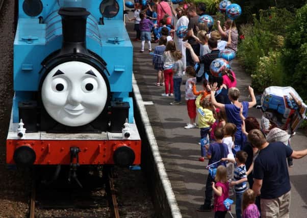 Dream come true...due to popular demand, Thomas the Tank Engine will be pulling the carriages during the Day Out With Thomas weekends in Boness.