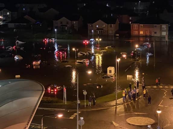Parts of Fife were affected by flooding on Wednesday (12 August) (Photo: SWNS)